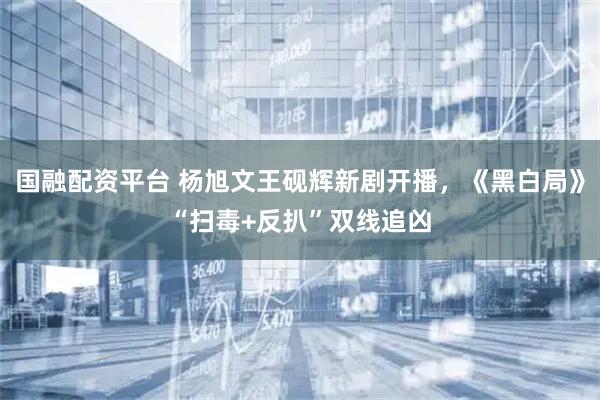 国融配资平台 杨旭文王砚辉新剧开播,《黑白局》“扫毒+反扒”双线追凶