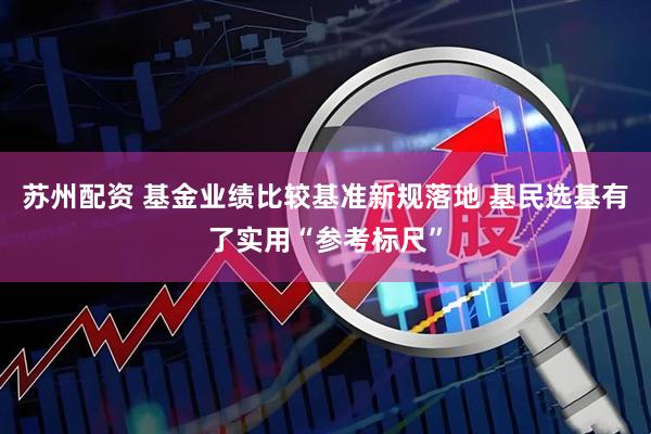 苏州配资 基金业绩比较基准新规落地 基民选基有了实用“参考标尺”